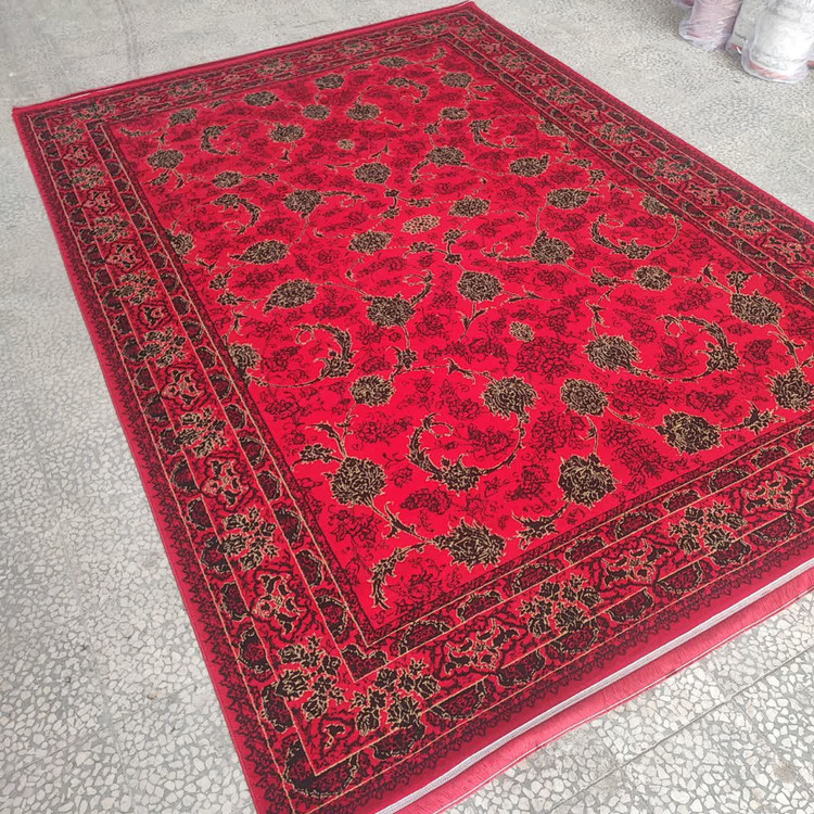فرش طرح 700 شانه تراکم 1500 رنگ لاکی مدل ملک(ارسال رایگان)